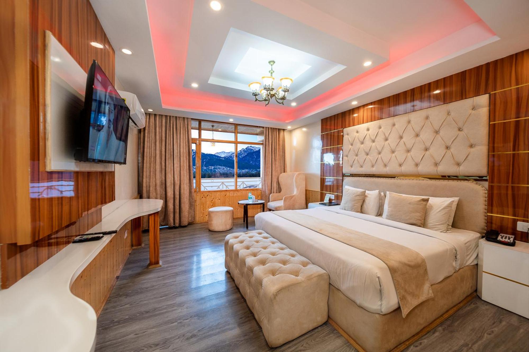 Hill River Resort - Central Heated & Air Cooled - Near Mall Road , Best Property Of Manali 2024- 2025 Buitenkant foto